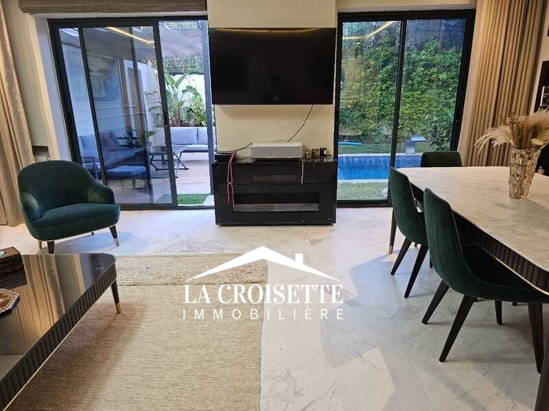 Duplex avec piscine S+3 meublé à Ain Zaghouan Nord